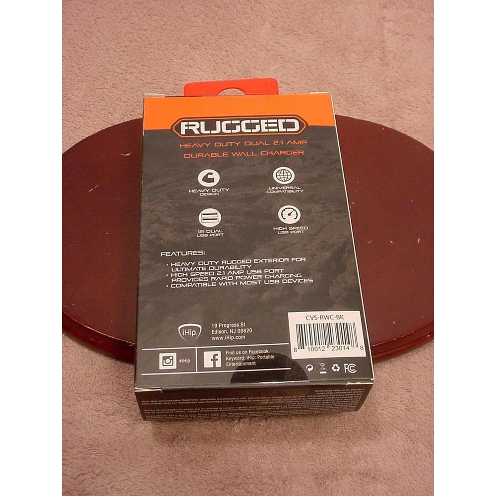 ZEIKOS - RUGGED - Durable 2.1Amp Dual Wall Charger - Picture 4 of 4